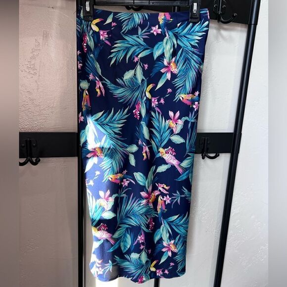Forever 21 tropical maxi skirt size small - Picture 7 of 15